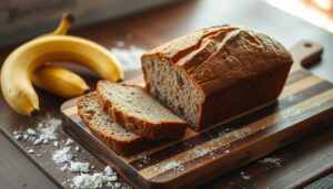 4 ingredient banana bread