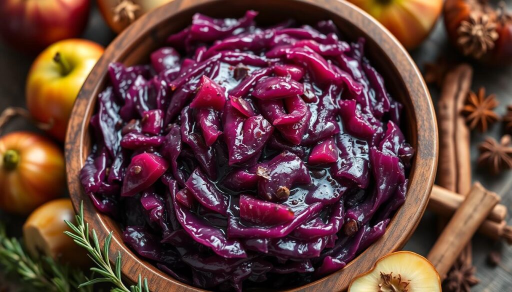 German red cabbage Rotkohl braised red cabbage