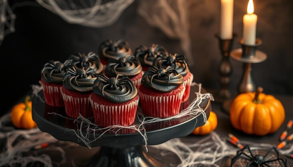 Halloween Red Velvet Cupcakes