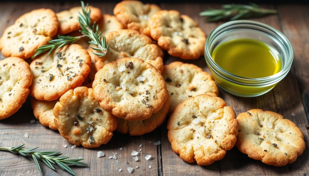 Herbed Olive Oil Crackers