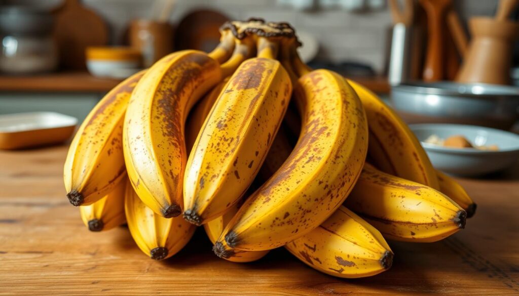 Overripe bananas