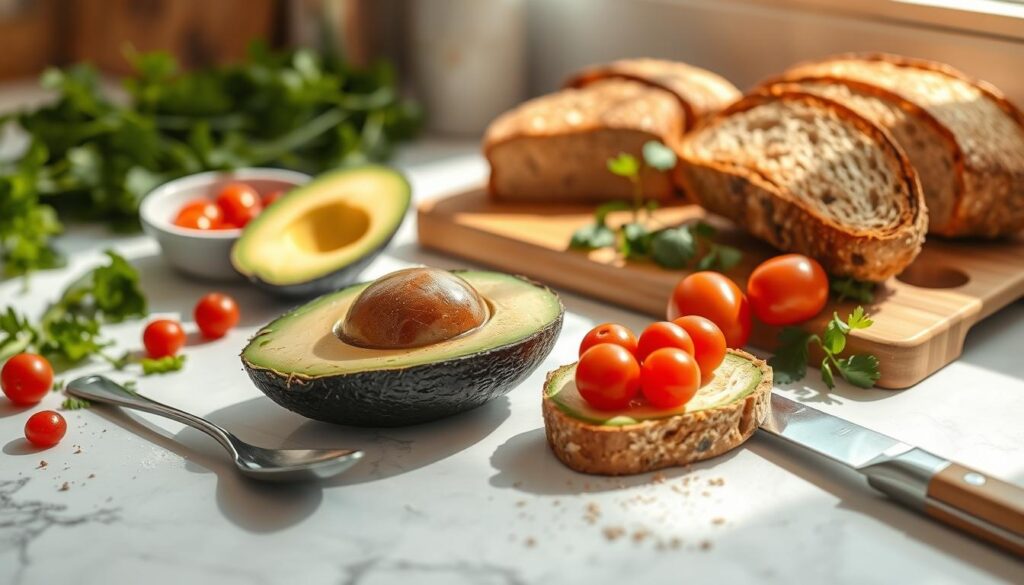 Vegan Avocado Toast Preparation