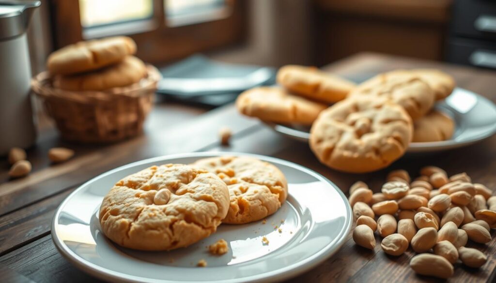 gluten free peanut biscuits