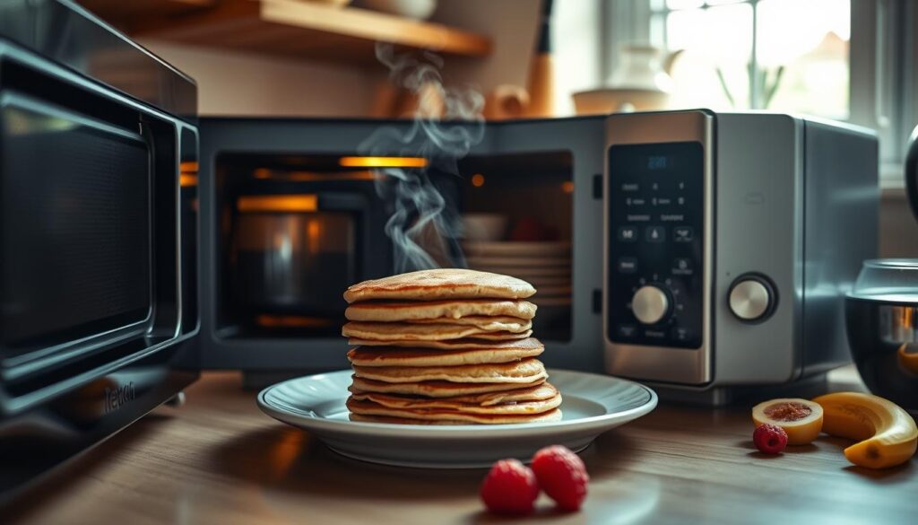 reheating vegan pancakes