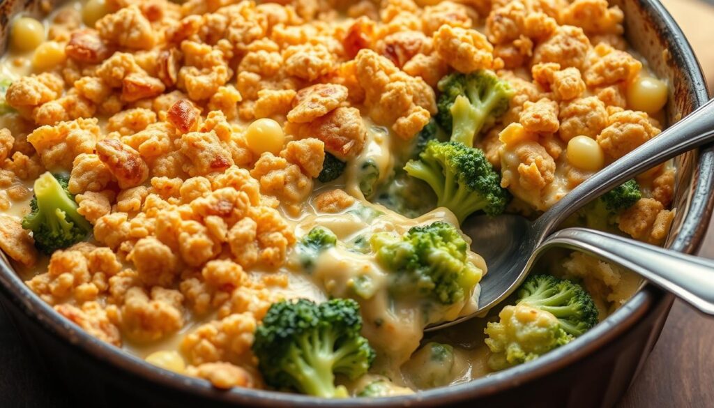 Broccoli Cheese and Cracker Casserole