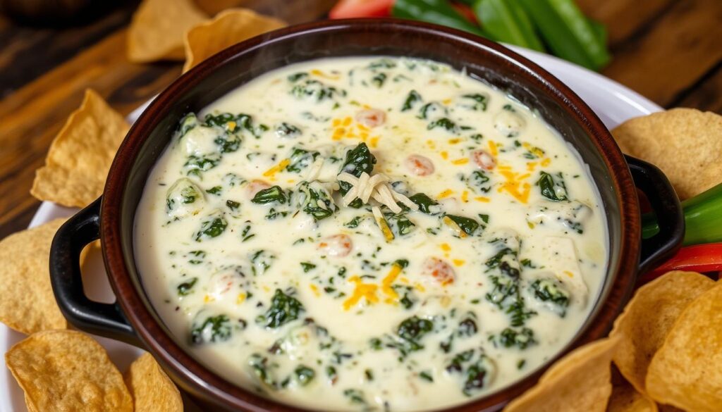 Hot Spinach and Artichoke Dip recipe