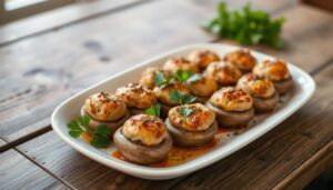 Sausage-Stuffed Mushrooms recipe