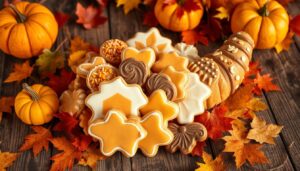 Thanksgiving Cornucopia Cookies