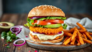 Vegan Sweet Potato Burger