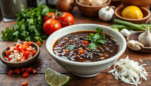 black bean soup recipe