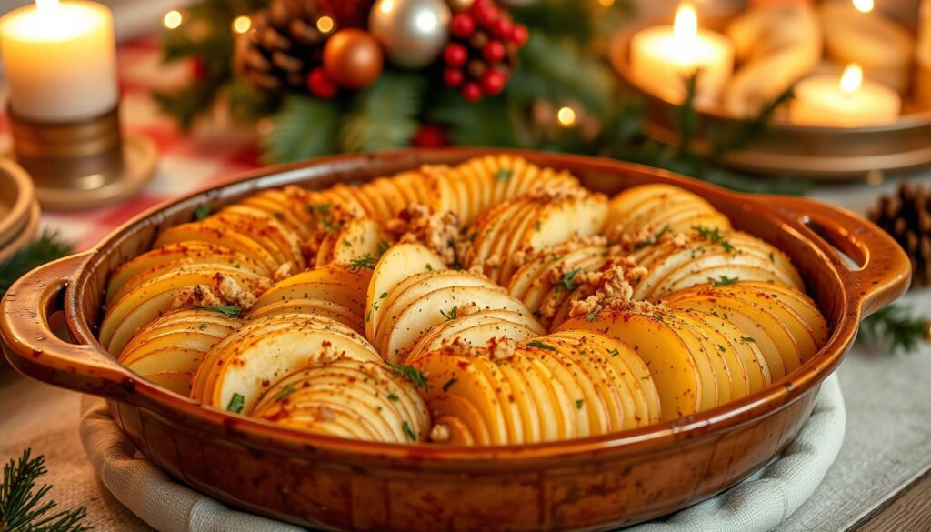 hasselback potato gratin