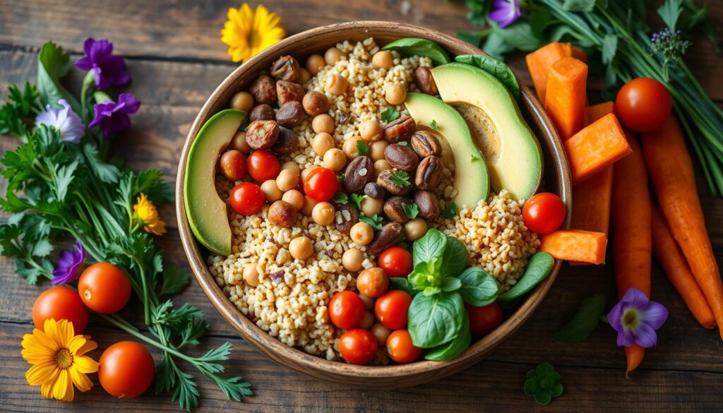 healthy eating benefits of delicious buddha bowl meal