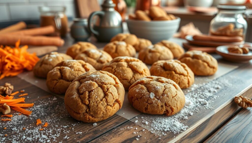 homemade carrot cake cookies