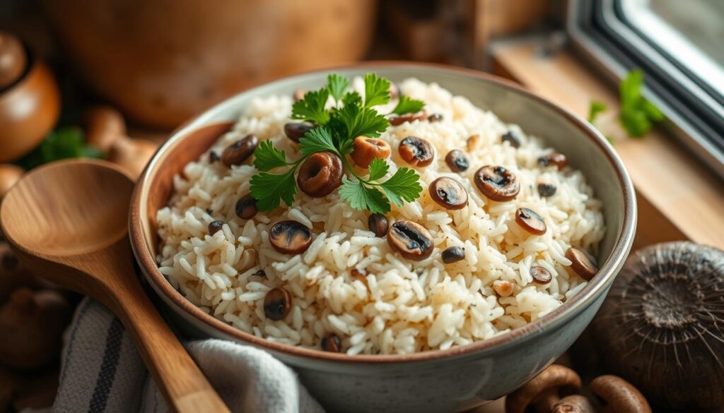 mushroom rice recipe