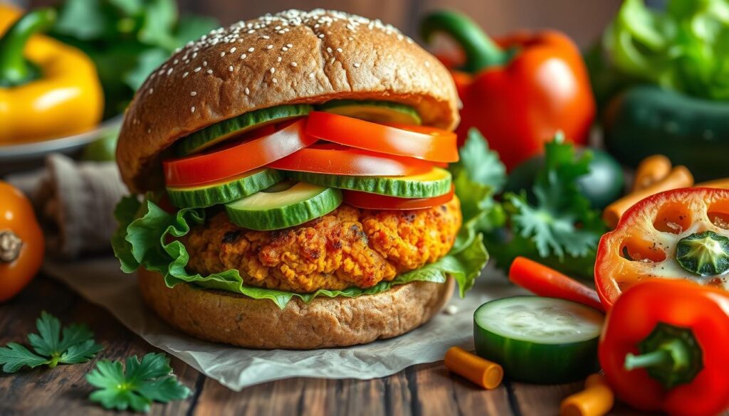 nutritious sweet potato burger