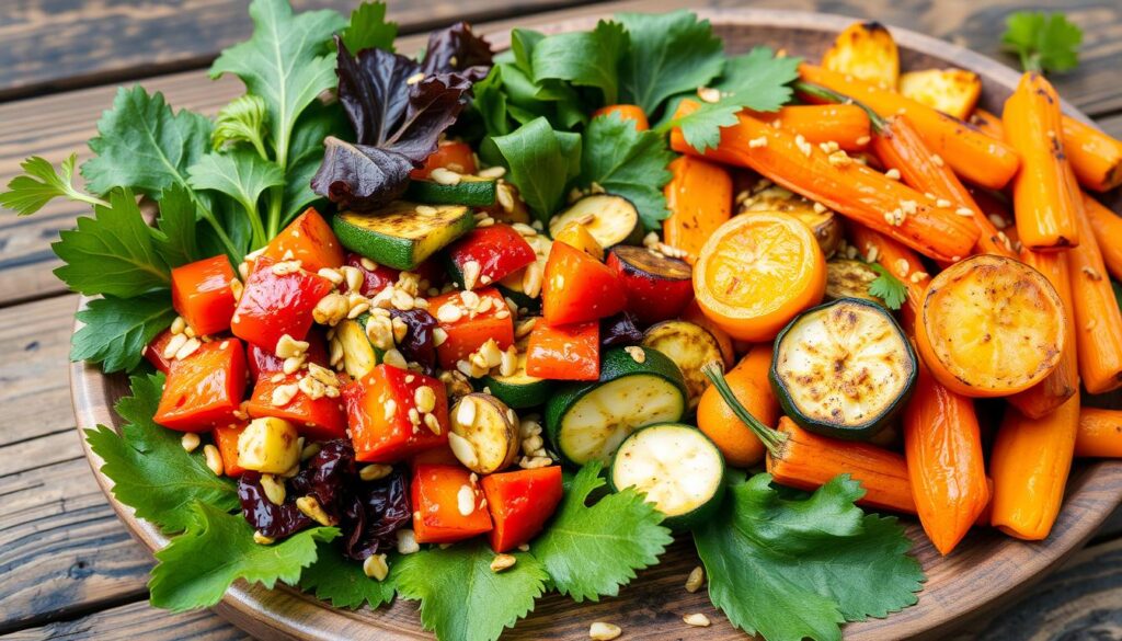 Amaranth Roasted Vegetable Salad Ingredients Amaranth Roasted Vegetable Salad Ingredients