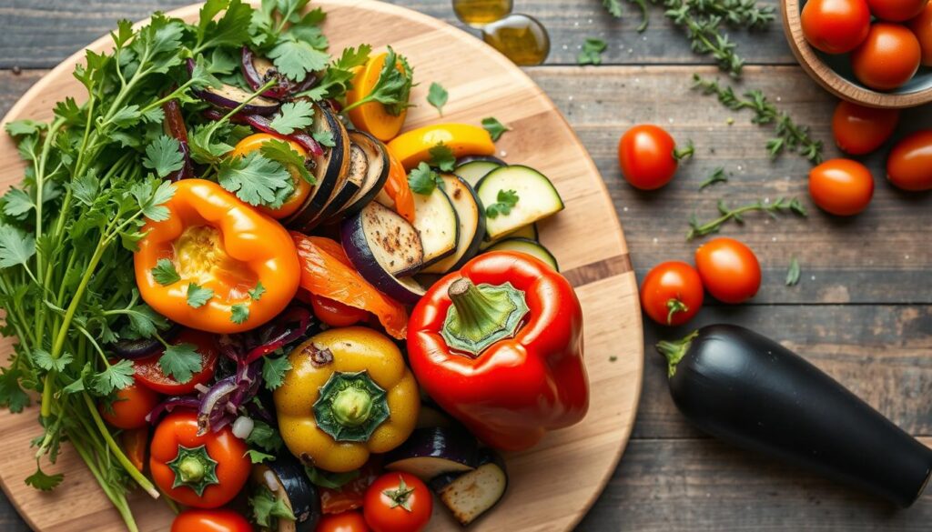 Amaranth Roasted Vegetable Salad Preparation Amaranth Roasted Vegetable Salad Preparation
