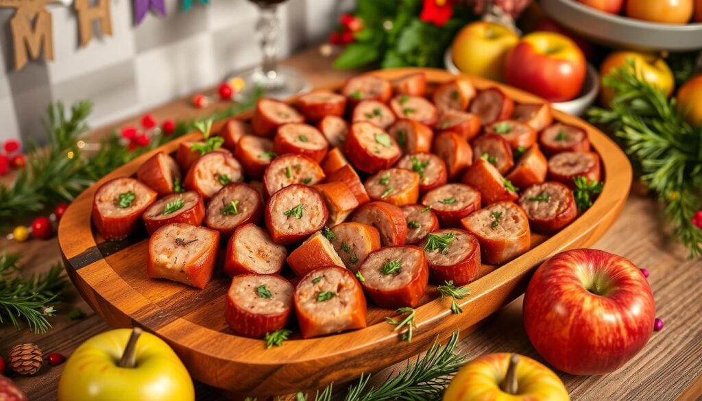 Apple Sausage Appetizers