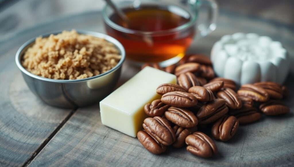 Caramelized Pecan Topping Ingredients