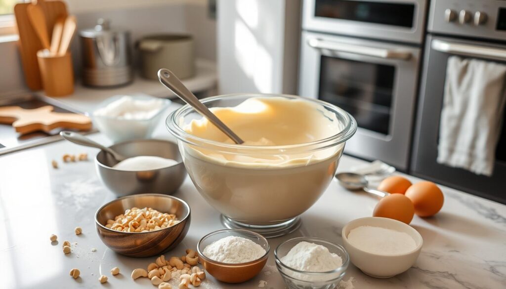 Cashew Cake Baking Process Cashew Cake Baking Process