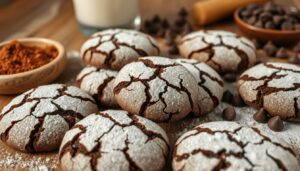 Chocolate Crinkle Cookies recipe