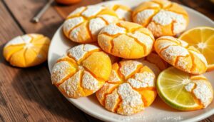 Citrus Crinkle Cookies