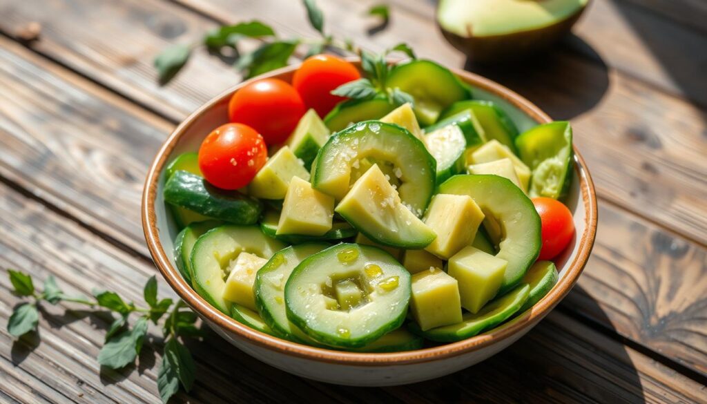 Cucumber Avocado Salad recipe