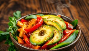 Glazed Avocado Stir-Fry recipe
