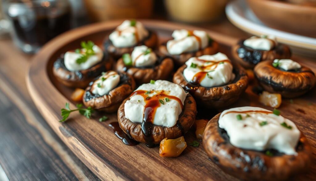 Goat Cheese Mushrooms