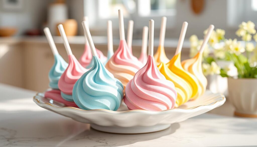 Meringue Lollipops