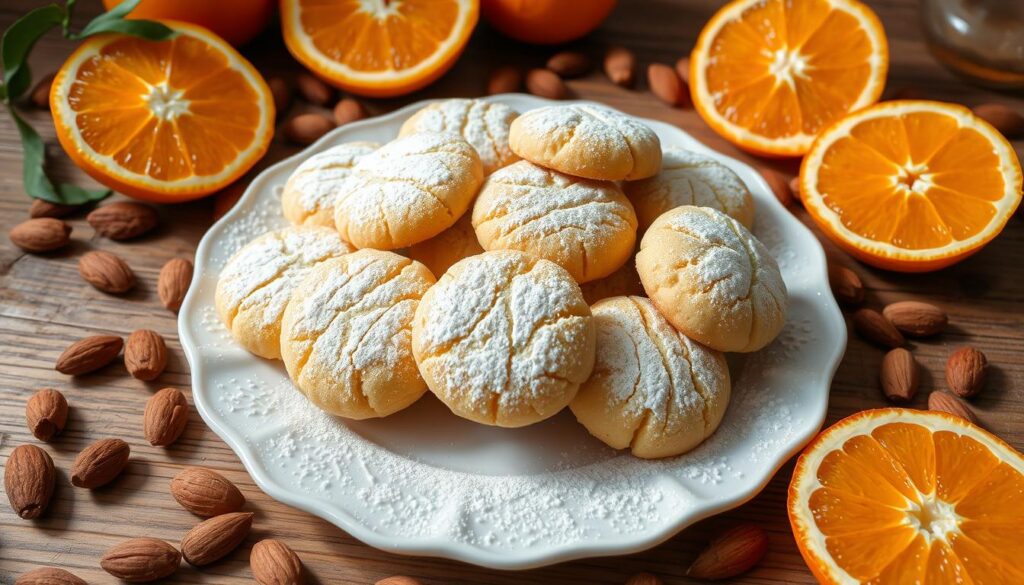 Orange Almond Cookies recipe