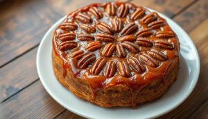 Pecan Upside-Down Cake recipe