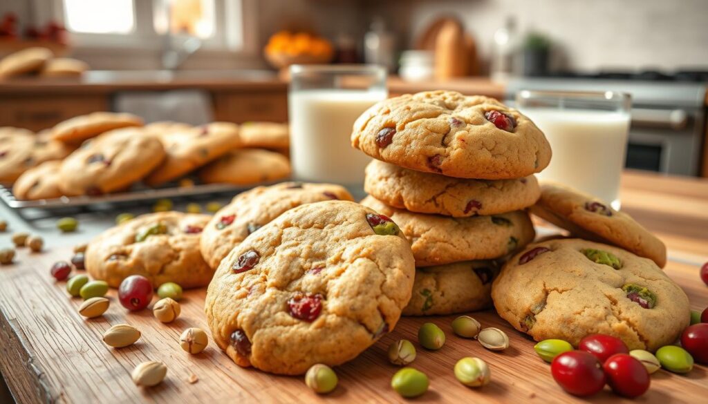 Pistachio Cranberry Cookies recipe