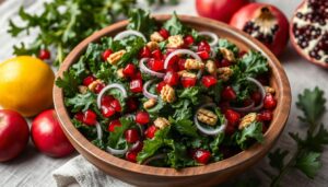 Pomegranate Kale Salad recipe