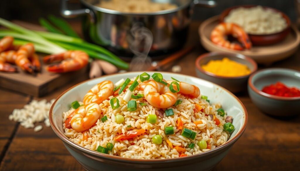 Prawn fried rice