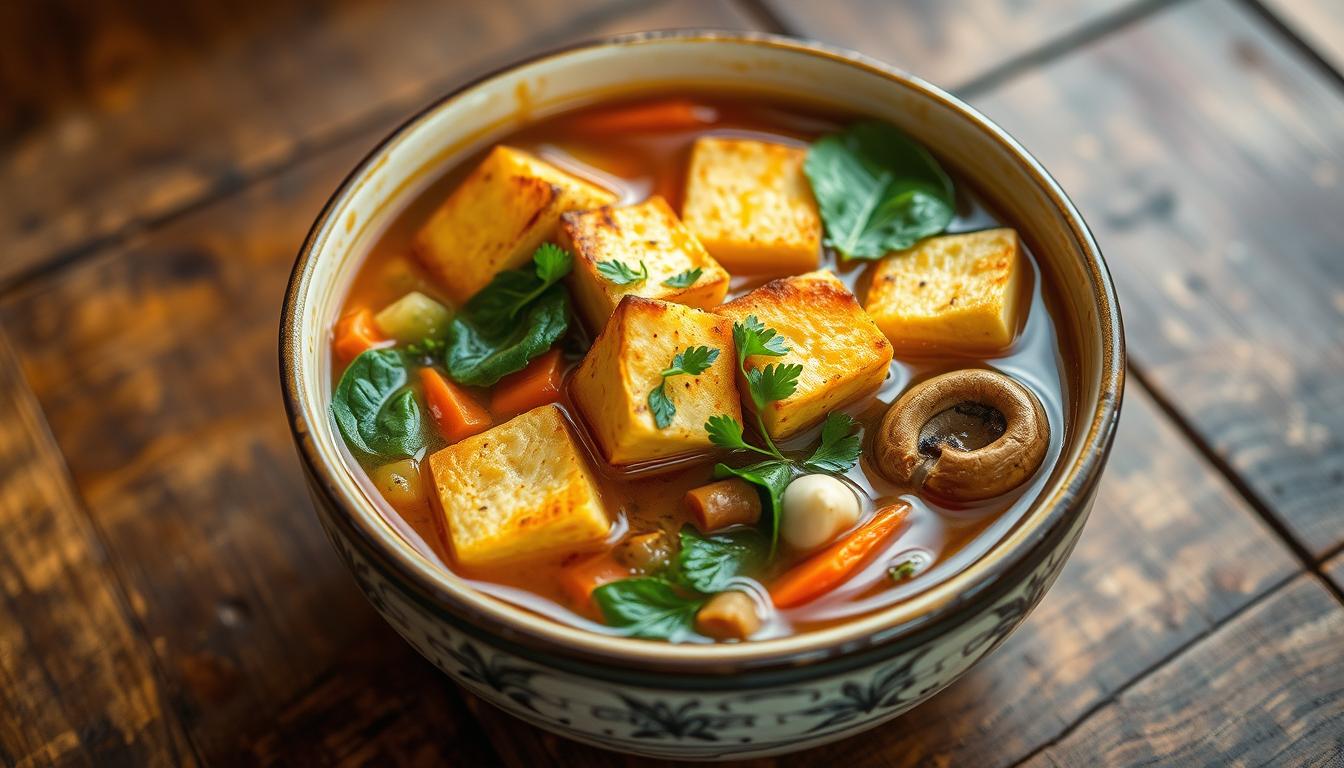 Roasted Tofu Soup recipe