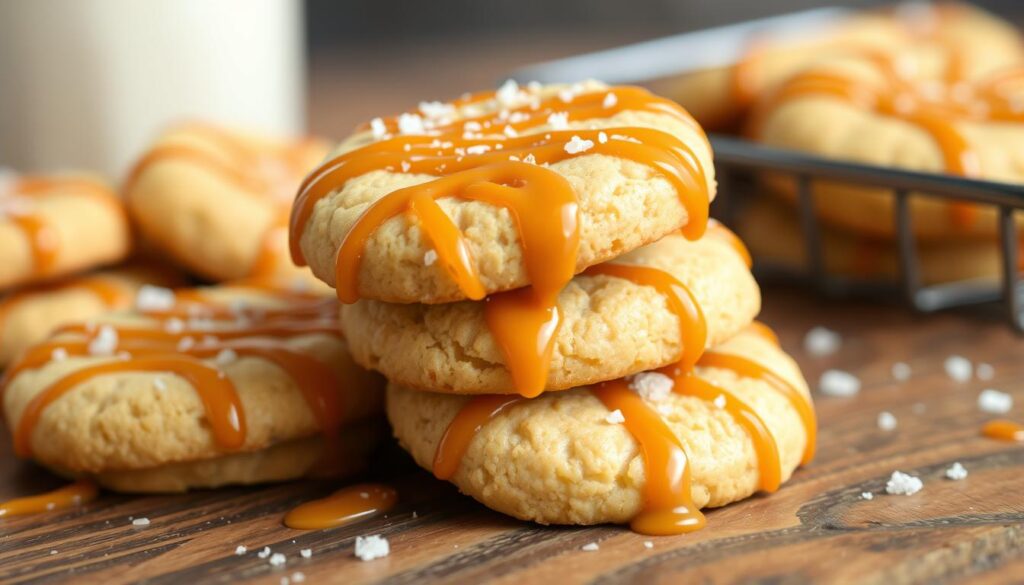 Salted Caramel Ritz Cookies