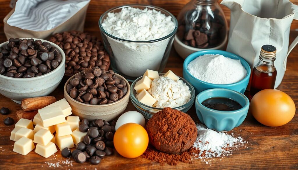 Triple Chocolate Cookie Ingredients