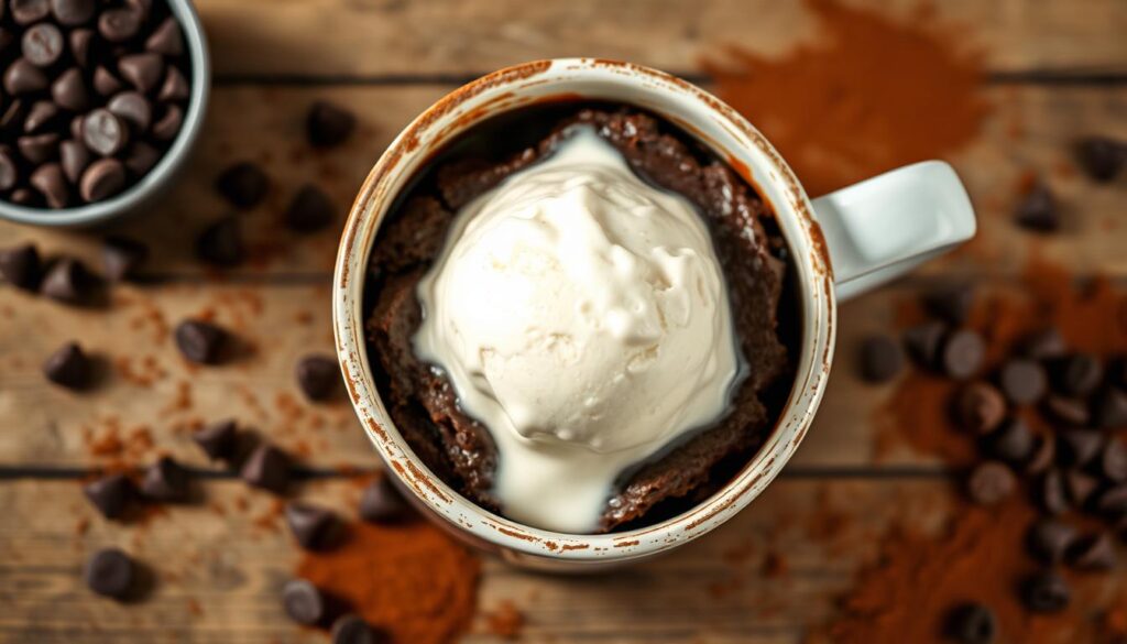 brownies in a mug