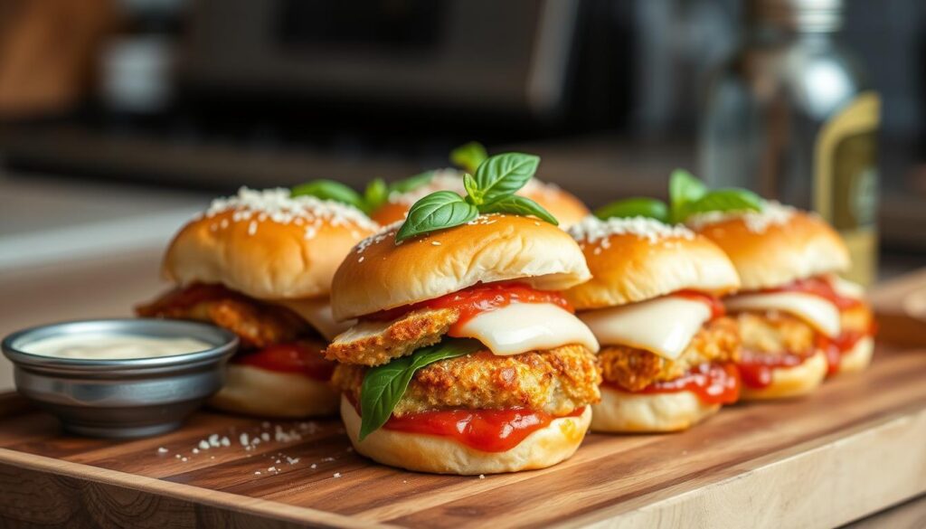 chicken parmesan sliders recipe