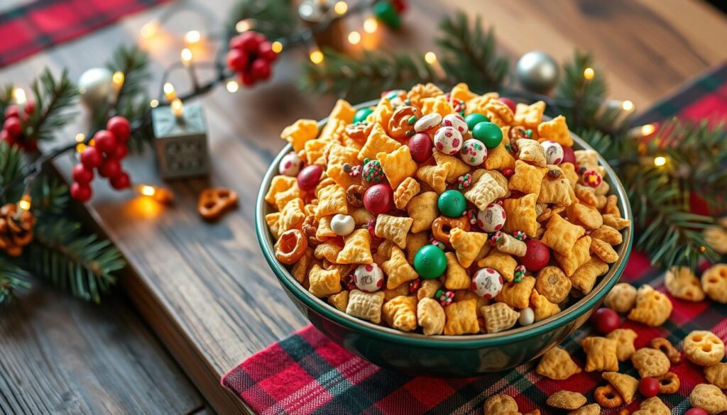 christmas chex mix