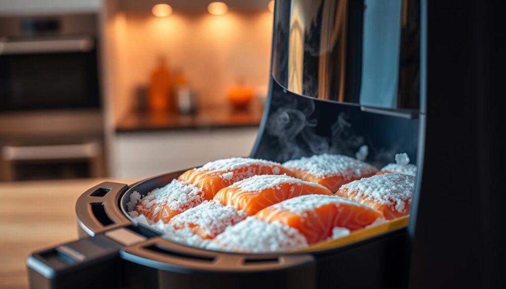 frozen salmon in air fryer