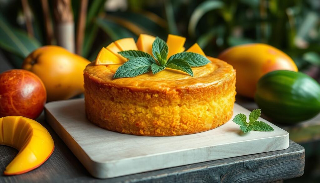 gluten-free mango cake