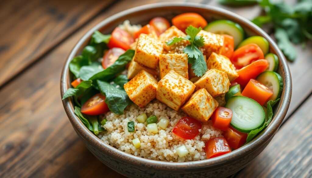 Tofu Buddha Bowl Salad recipe