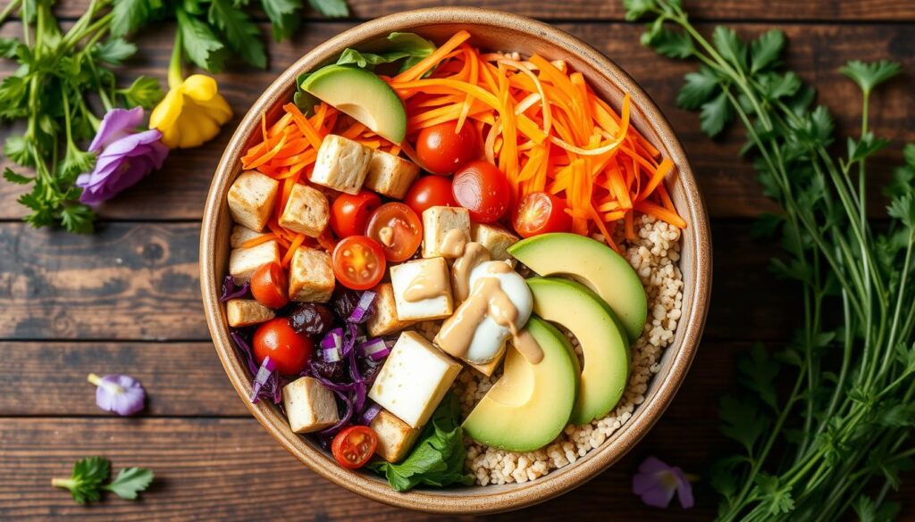 Tofu Buddha Bowl Salad recipe