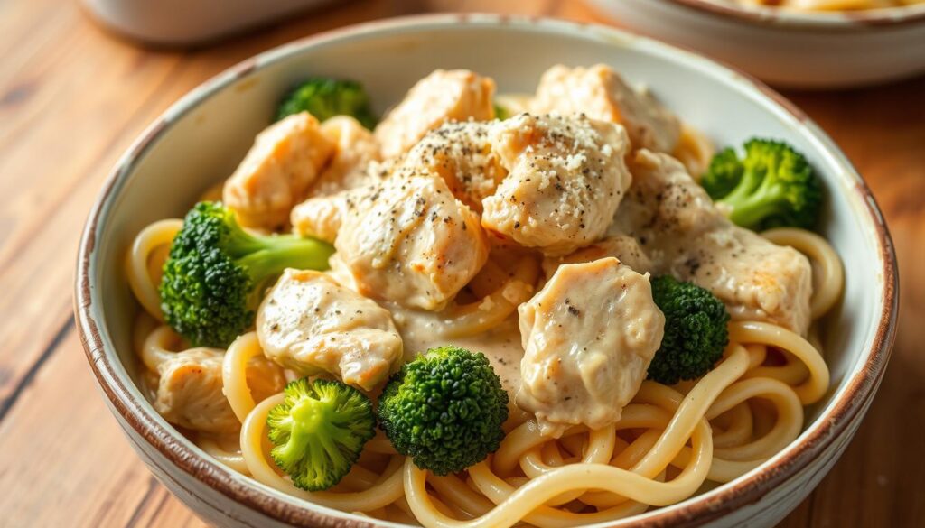 chicken broccoli alfredo​