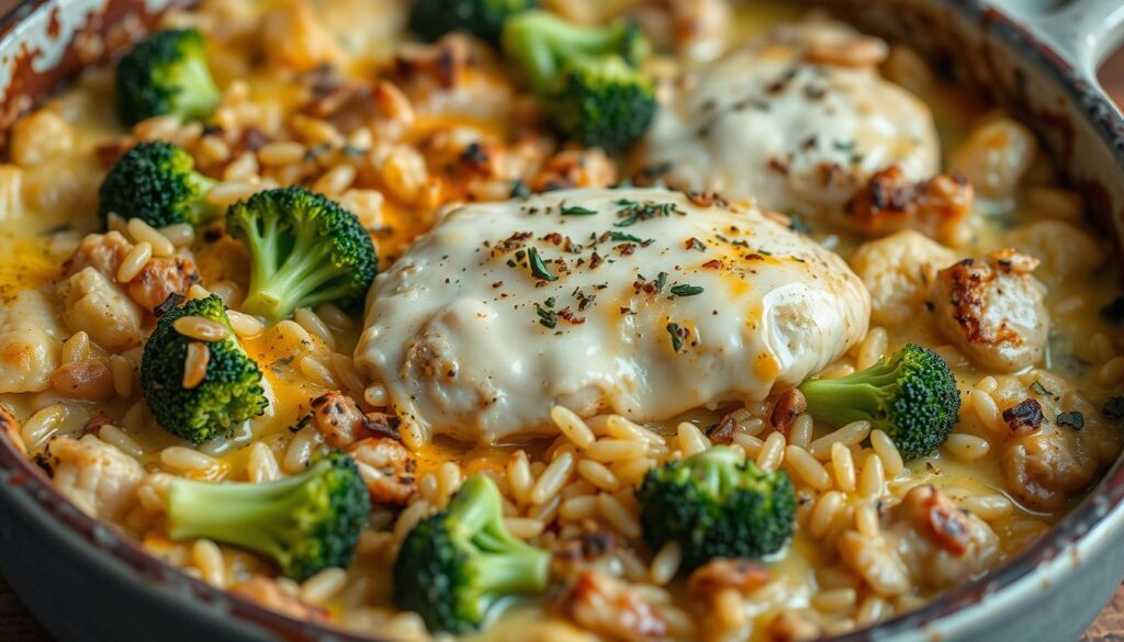 chicken broccoli rice casserole​