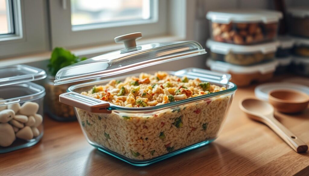 chicken broccoli rice casserole​