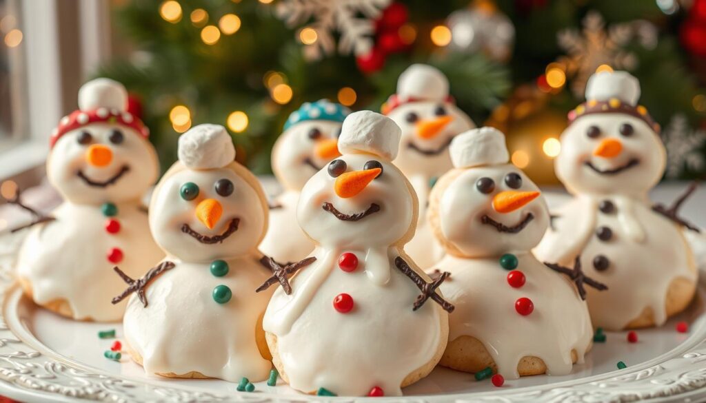 melted snowman cookies​