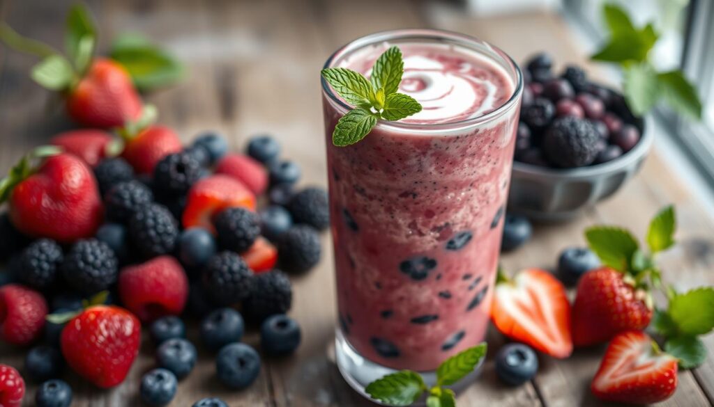 mixed berry smoothie